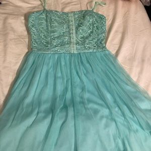 spaghetti strapped dress